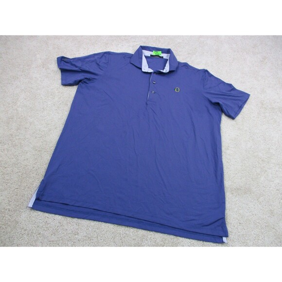 Greyson Polo Shirt Mens Large Blue Performance Stretch Preppy Golfer Golf * - Picture 2 of 16